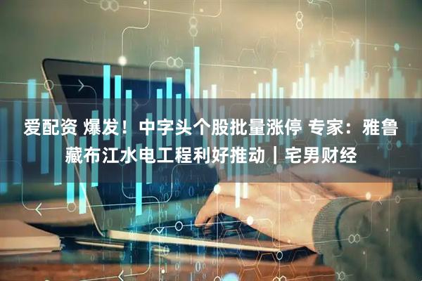 爱配资 爆发!中字头个股批量涨停 专家:雅鲁藏布江水电工程利好推动|宅男财经