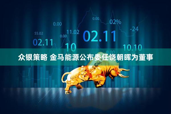 众银策略 金马能源公布委任饶朝晖为董事