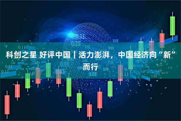 科创之星 好评中国｜活力澎湃，中国经济向“新”而行