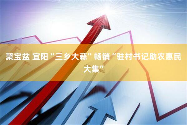 聚宝盆 宜阳“三乡大蒜”畅销“驻村书记助农惠民大集”