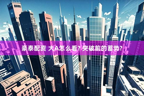 豪泰配资 大A怎么看? 突破前的蓄势?